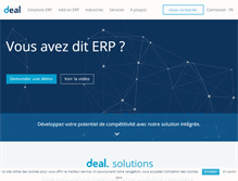 Tablet Screenshot of deal.fr